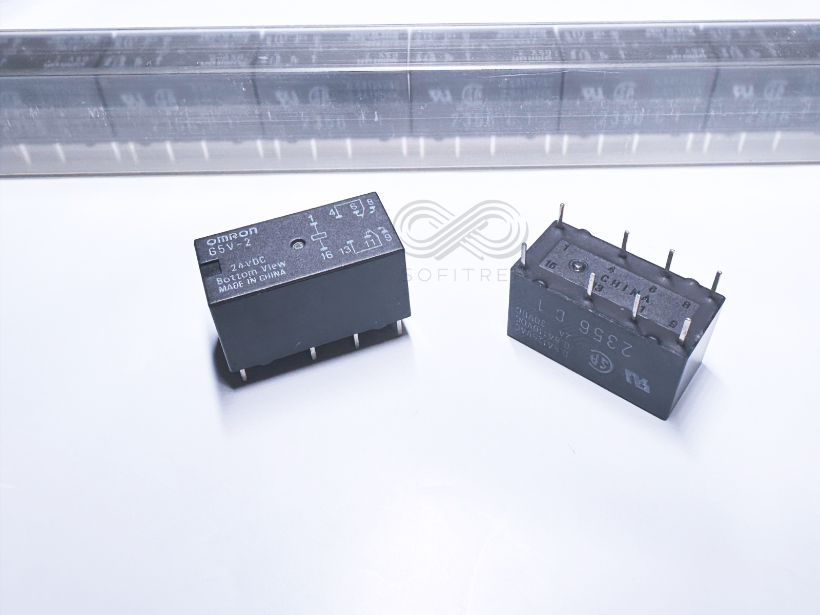 2PCS G5V-2-DC24V G5V-2 24VDC Omron PCB Signal Relay DPDT 2A 8-Pin - $4.95