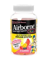 3 PACK Airborne KIDS 500mg Vitamin C Gummies,*08/2025* Kids Immune Suppo... - $19.99