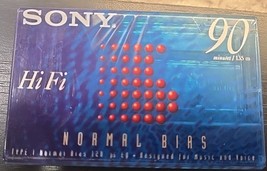 Sony Blank Audio Cassette Tape Hi Fi Normal Bias 90min - $3.95