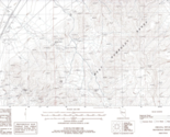 Oreana, Nevada 1987 Vintage USGS Topo Map 7.5 Quadrangle Topographic - $23.99