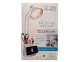 Ottlite LED Desk Organizer Lamp w/ Wireless Charging Stand Flexible Neck... - $48.99