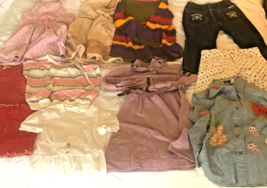 LOT VTG GIRL CLOTHES 60s +   bell bottom esprit  white stag health tex o... - $28.71