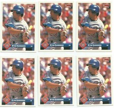 Eight (8) Ryne Sandberg (Chicago Cubs) 1993 Donruss Cards #344 - £9.74 GBP