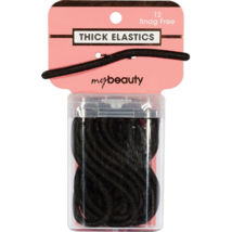 My Beauty Hair Snag Free Thick Elastic 12 Pack Black - £55.81 GBP