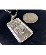 American Eagle Artisan made sterling silver Ingot pendant - $1,674.69 MXN