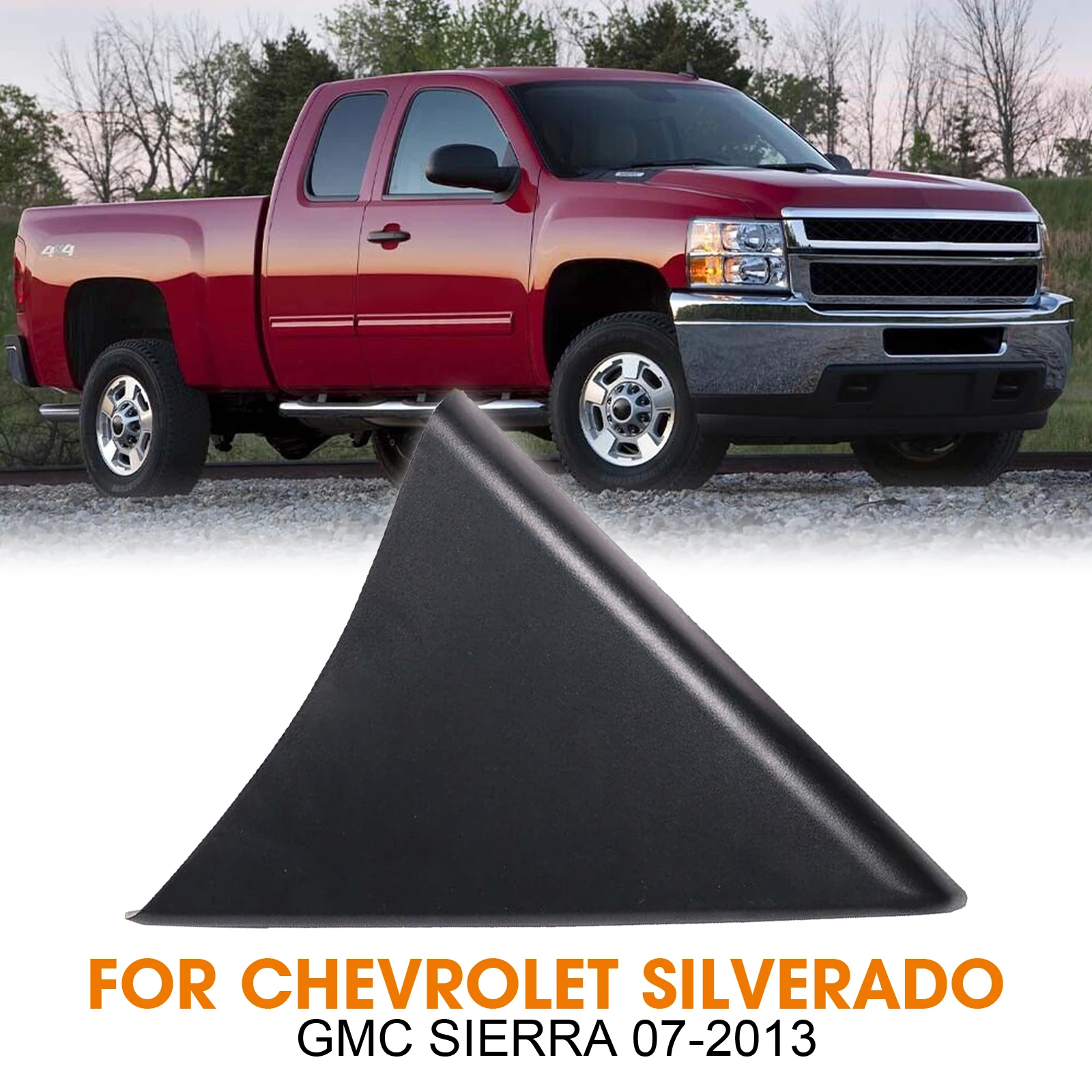 1pc Black Front Door Upper Trim Panel Left or Right For Chevrolet Silverado GMC - £15.69 GBP+