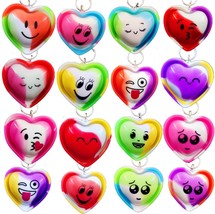 30 Packs Emotion Valentine Heart Bulk Mini pop Fidget Gifts for Kids Boy... - £21.46 GBP