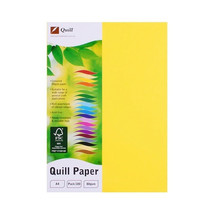 Quill A4 Lemon Copy Paper 80gsm (Pack of 100) - $35.48