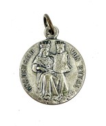 Gnadenbild Von Ettal, Kloster Ettal Pendant - Antique German Religious R... - $21.77