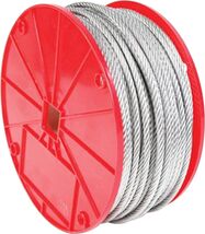 Wire Rope 3/32&quot;D x 500&#39; L 13-Ga Galvanized Steel - Koch Industries 002073 - $31.67