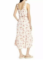 Treasure &amp; Bond Sleeveless Maxi Dress Tie Waist  Pink White  XXS New NWT - $24.69