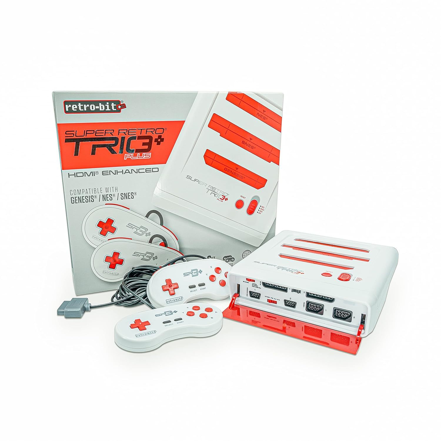 Retro-Bit Super Retrotrio Plus 3 In 1 System Console - Not Machine ...