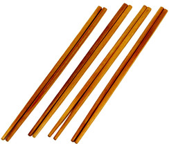 8 Dark BAMBOO Chopsticks 9 1/2&quot; Chop Sticks chinese asian CHEF CRAFT 20641 - £14.18 GBP