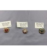 Set 3x Original Soviet Russian Pin Badge Ready for labor and defense USS... - £14.77 GBP