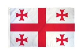 3x5 Georgia (Country) Flag Country Banner New Indoor Outdoor 100D - £14.09 GBP