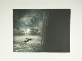 &quot; Monsoon &quot; Da Kaiko Moti Edizione Limitata Firmata 42/120 Etching 55.9cmx76.2cm - £1,384.57 GBP