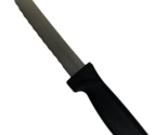 Lot 12 x Don 4.5&quot; Blade Point Tip Black Plastic Handle Steak Knive Set Q... - $18.80