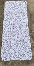 Vintage Floral Purple Flower Sheet Bedding Upcycle Crafting Sewing - $279.59 MXN