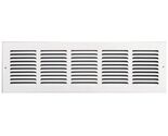 Tru Aire 6 in. H x 24 in. W 1-Way Powder Coat White Steel Return Air Grille - $22.46