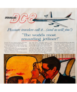 1960 Douglas DC-8 Jetliner Advertisement Planes Aviation Vintage DWXX2 - €15,05 EUR