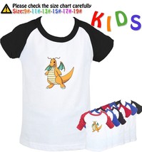 Sprites Dragonite Digital T-Shirt Child Graphic Tee Kids Boys Girls Tops Gift - £14.11 GBP