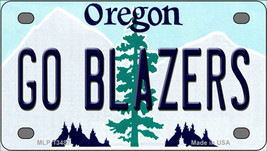 Go Blazers Oregon Novelty Mini Metal License Plate Tag - $14.95