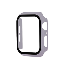 For Apple Watch 38mm Hard PC Bumper Case with Tempered Glass LIGHT PURPLE - £4.53 GBP