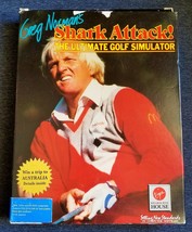 Greg Norman&#39;s Shark Attack! Ultimate Golf Simulator Virgin DOS Big Box Complete - £23.63 GBP