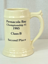 1985 Pensacola Bay Yacht Club Stein Pensacola Bay Championship #1 Class ... - $29.65
