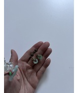 A pair of jadeite donuts earrings  - $29.95
