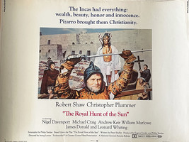 The Royal Hunt of the Sun 1969 vintage movie poster - £78.56 GBP