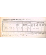 1940 Tax Assessment Notice Town Of Cobourg - £1.71 GBP