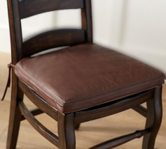 Genuine leather chair cushion pad cover with ties dining seat pad Cover 1 - £3.94 GBP+