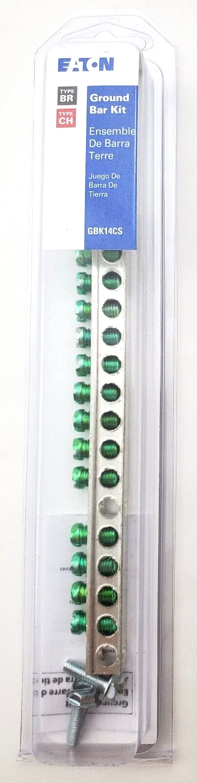 Eaton Load Center Ground Bar Kit Genuine OEM GBK14CS 14-Terminal Panel B... - $27.37 CAD