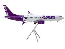 Boeing 737 MAX 8 Commercial Aircraft Bonza Aviation VH-UJK White w Purple Tail G - £86.36 GBP