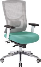 White Mesh High Manager&#39;S Office Chair From Office Star Progrid With Rat... - $353.94