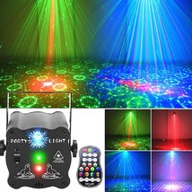 Party Lights Dj Disco Lights Multi-Mode Voice Activated Laser Lights Fla... - £30.59 GBP