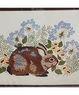 Morning In The Meadow Bunny- Flowers by Bob Shafor Cross Stitch Kit Vint... - $206.04 MXN