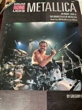 Metallica Drum Legendary Licks Songbook Sheet Music SEE FULL LIST With CD - $20.11