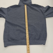 NASA Houston Men Bluish Gray Hoodie Pullover Graphic Sweatshirt Size M Chest 44" image 6