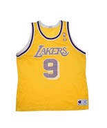 Vintage Champion Nick Van Exel Los Angeles Lakers Jersey Mens 48 Home NBA - £60.07 GBP