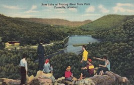 Bass Lake Roaring River State Park Cassville Missouri MO Postcard B26 - £2.35 GBP