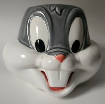 Bugs Bunny Mug 1992 Warner Brothers  Ceramic Looney Tunes 3D Applause Mu... - £7.07 GBP