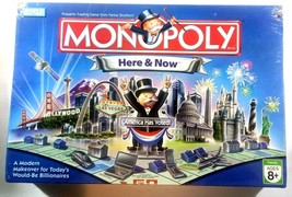 Hasbro Parker Brothers Monopoly Here &amp; Now Edition 2006 New w/DAMAGED Box - £12.44 GBP
