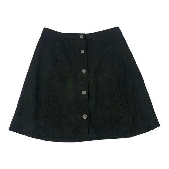 Wilfred Free Black A-Line Skirt With Button-Front Closure Size 6 - $23.10