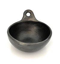 Soup Bowl 22 Onz Black Clay Serving Bowl KIT 4 PCS  - £94.42 GBP