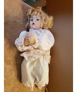 20&quot; Porcelain Praying Baby Doll Wearing PJS Pajamas Saying Her Prayers - £14.24 GBP