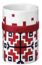 PO:Selected - Red Folkloric Ring Mug 14687 - 6.76oz / 200ml Mug - $507.22 MXN