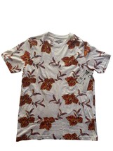 Truth Substance Common Sense White Floral Cotton T-Shirt Men&#39;s Size Medium NWT - £13.41 GBP
