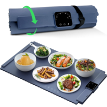 Colesno Electric Warming Tray Portable Food Warming Mat 5 TEMP Settings ... - $14.99